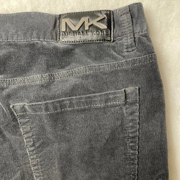 Michael Kors Mens Black Slim Fit Stretch Corduroy Pants tagged 38x32 mea. 36x30 - Picture 4 of 11
